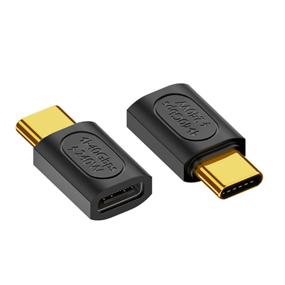 2 Pack Usb C Adapter Pd240w Fast Charging, 8K60hz Video, 40Gbps Data Transfer Connector 9365369808225
