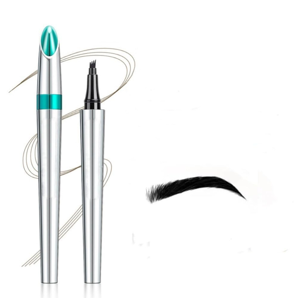 Waterproof Microblading Eyebrow Pencil with Precise 4 Tip for Natural Hairlike Brow Shaping