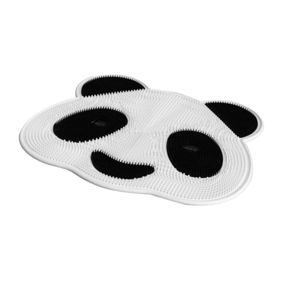 Shower Foot and Back Scrubber with NonSlip Suction Cups, Gentle Exfoliation, Cartoon Panda Design