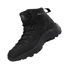 Men's Snow Hiking Boots Thick Warm Outdoor NonSlip Trekking Shoes with Cushioned Sole Black UK 9