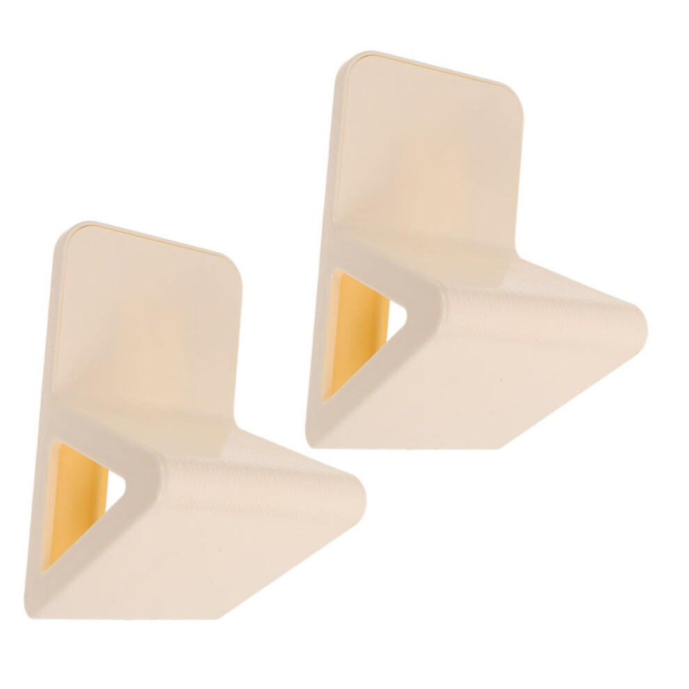 Beige Antislip Shower Foot Rest With Safety Surface For Shaving And Pedicure, Bathroom Stool For Elderly