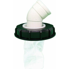 Water Tank Lids for IBC Container, IBC Tote Lid Cap with Washable Nylon Net Filter for Rainwater Tank 45 Angle Design Ensures Durable Material