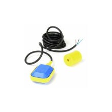 Water Level Controller For Tank Pump, Cable Float Switch With Honeywell Microswitch And Temperature-Resistant Design, Non-Corrosive PP Casing Ensures