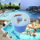 Κάλτσες Pool Skimmer γενικής χρήσης συμβατές, εύκολη εγκατάσταση που εξασφαλίζει 5