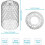 Aluminum Filter Strainers, Mesh Gutter Guard For Expandable Design And Easy Installation In Downspouts 3