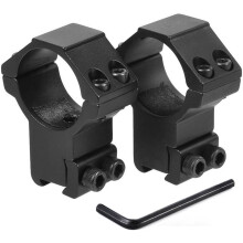 Dovetail Scope Rings, Medium Profile Mounts for 11mm Dovetail Rails, Precision Alignment with Stop Pin for Secure Scope Attachment