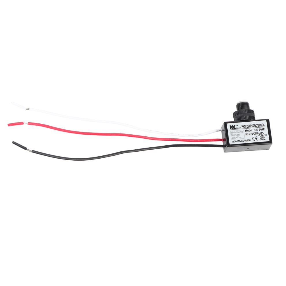 Photoelectric Switch For Outdoor Fixtures, Dusk To Dawn Photocell Sensor 120V-277V Ac Automatic Light Control Sensor, Energy Efficient Lighting 9009791534924
