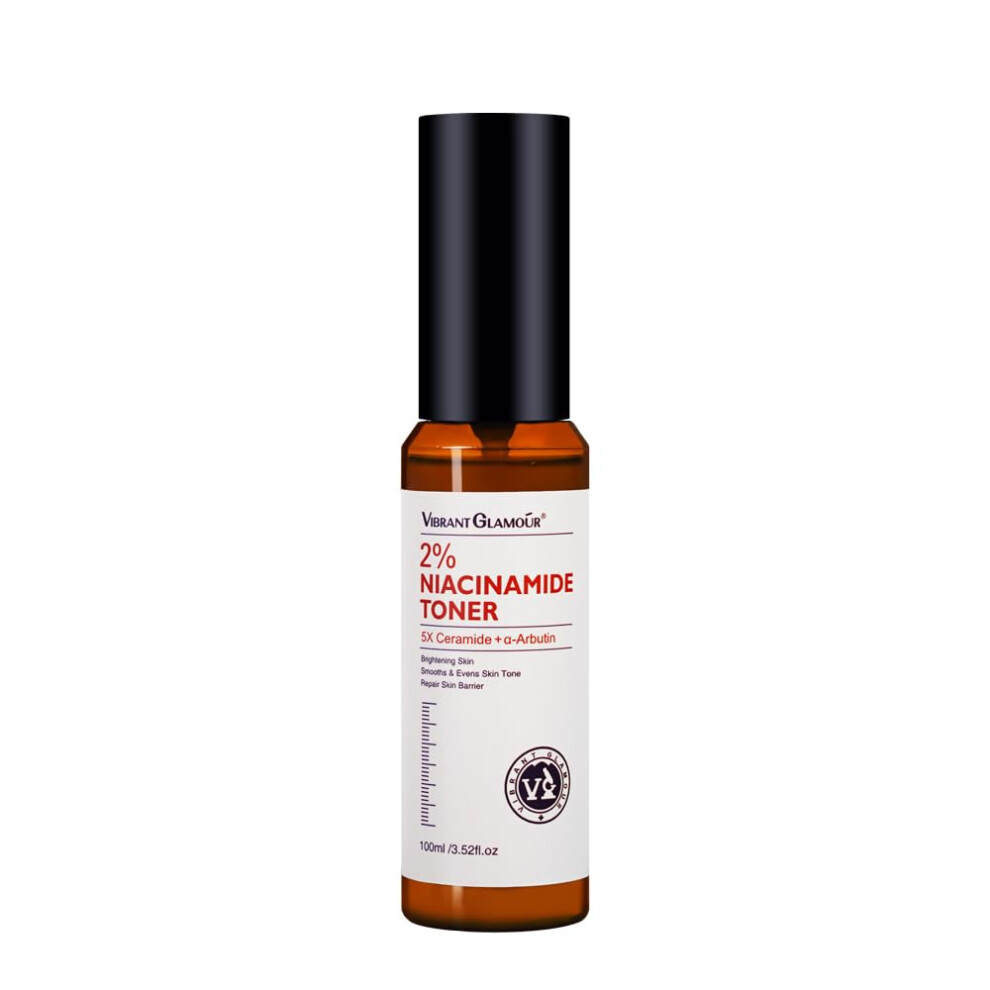 Niacinamide Toner 2% with Vitamin C and Ceramide, Pore Minimizing Face Serum, 3.52 fl oz