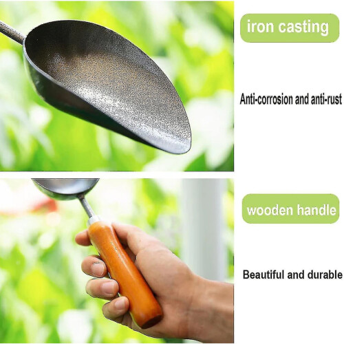 Multi-Purpose Stainless Steel Tool, Compact Size And Rust-Resistant Build For Efficient Soil Handling And Easy Storage 2