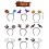 Universal Headshirt για πάρτι Halloween με θέμα αράχνες και σκελετούς, στεφάνι μαλλιών από 2