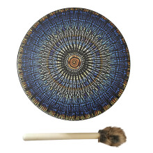 Echoes From The Heart, Shaman Drum Carries The Tree Of Life, Unique Design For Musical And Spiritual Growth, Exquisite Craftsmanship, Deep Sound