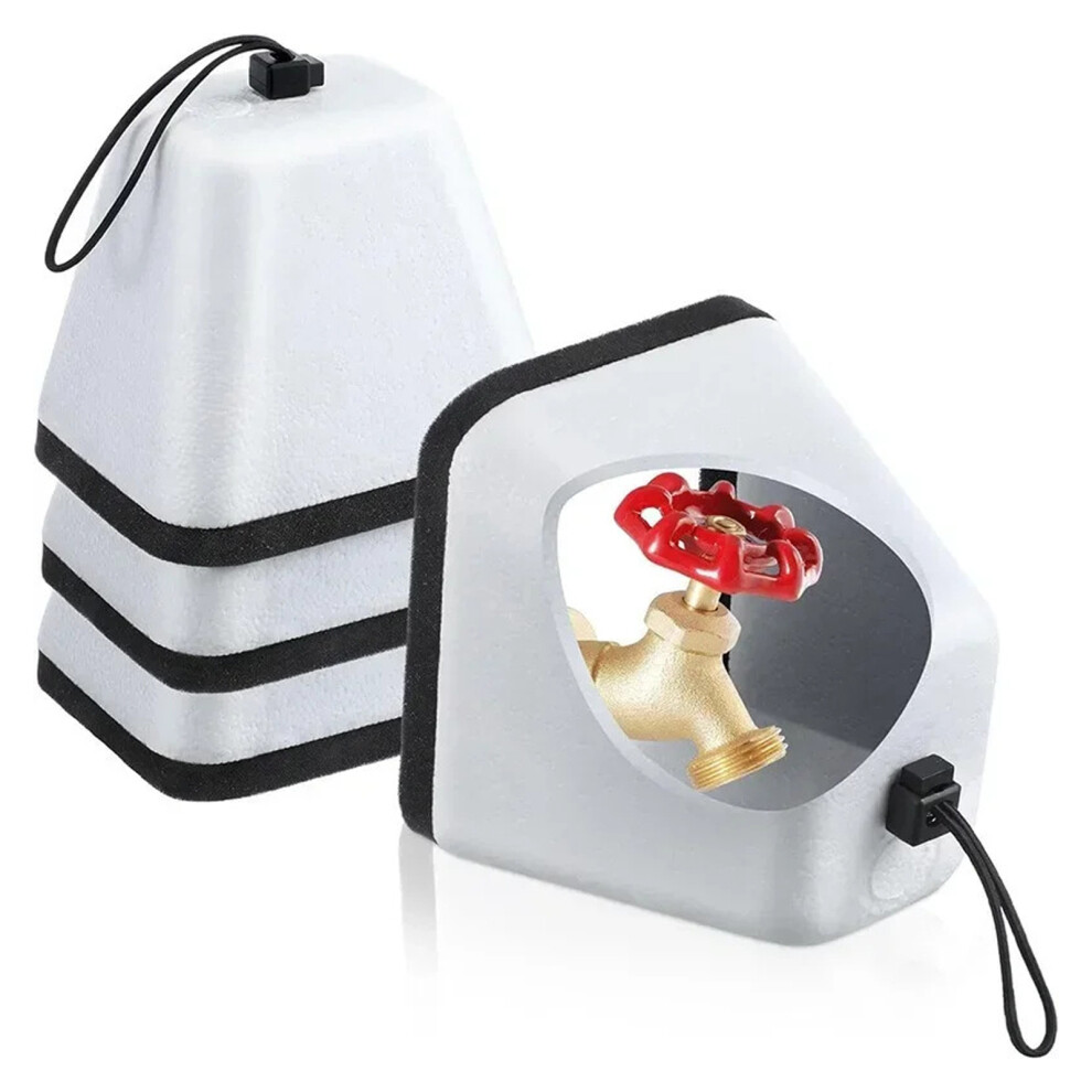 Weather-Resistant Material Outdoor Faucet Cover, Easy Installation With Drawstring, Insulated Spigot Covers Featuring Thickened Foam, Winter Freeze 9433291426203