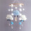Whimsical Crib Mobile, Boho Crib Mobile Featuring Enchanting Felt Clouds, Multipurpose Mobile for Stimulating Mental Development in Colorful Settings 5