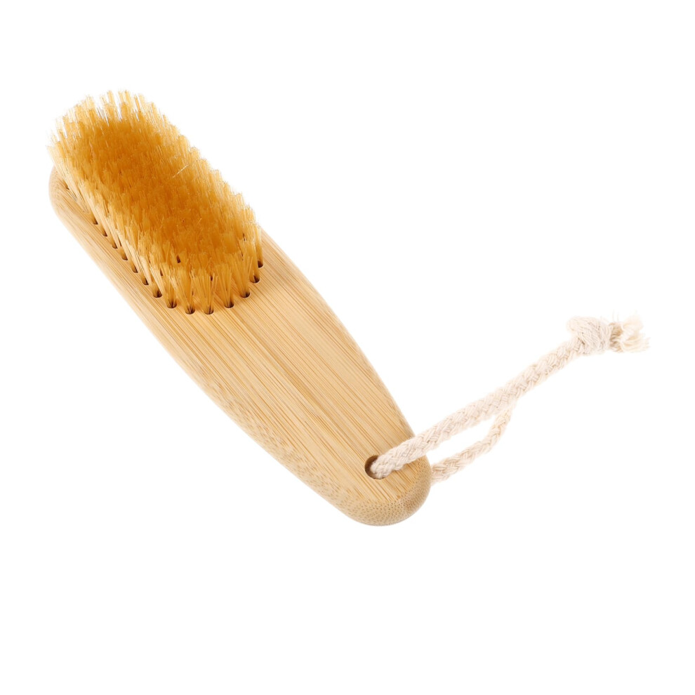 DualSided Foot Scrubber with Wooden Handle for Callus Removal and Professional Pedicure Care