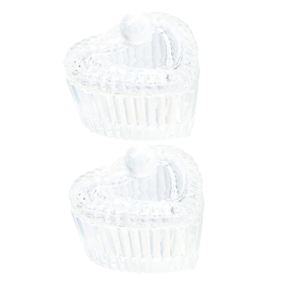 2pcs Crystal Nail Art Mixing Cup with Lid SpillResistant Acrylic Liquid Powder Holder for Manicure