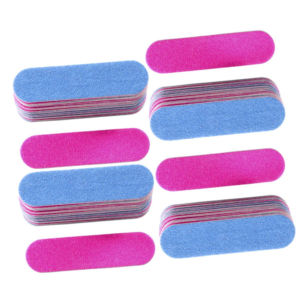 300pcs Double Sided Nail Buffer Block and Mini Nail File for Manicure Smooth Finish