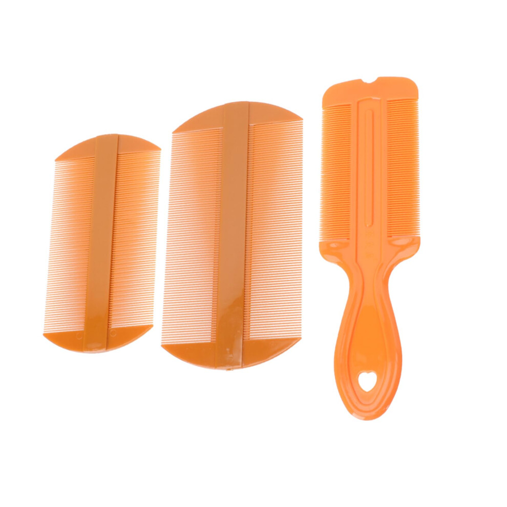 AntiDandruff Comb Set 3pcs with Precision Fine Tooth Design for Wet Hair and DualSided Scalp Massage