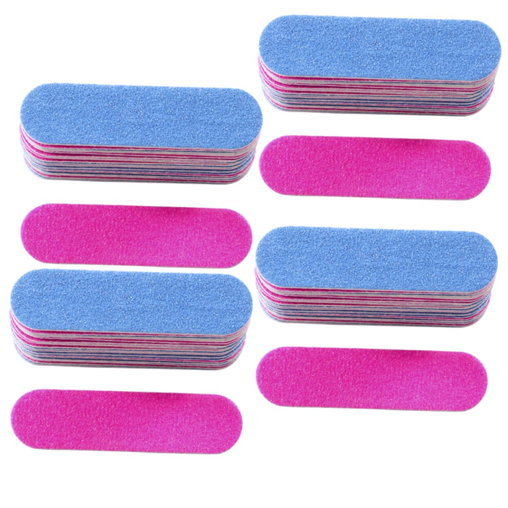 300pcs Nail Files and Mini Nail Buffer Block for Natural Nails, DoubleSided, 2 in 1 Manicure