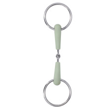130mm Pferdemaul-Schnalbaum Edelstahl mit Kette für Reittraining