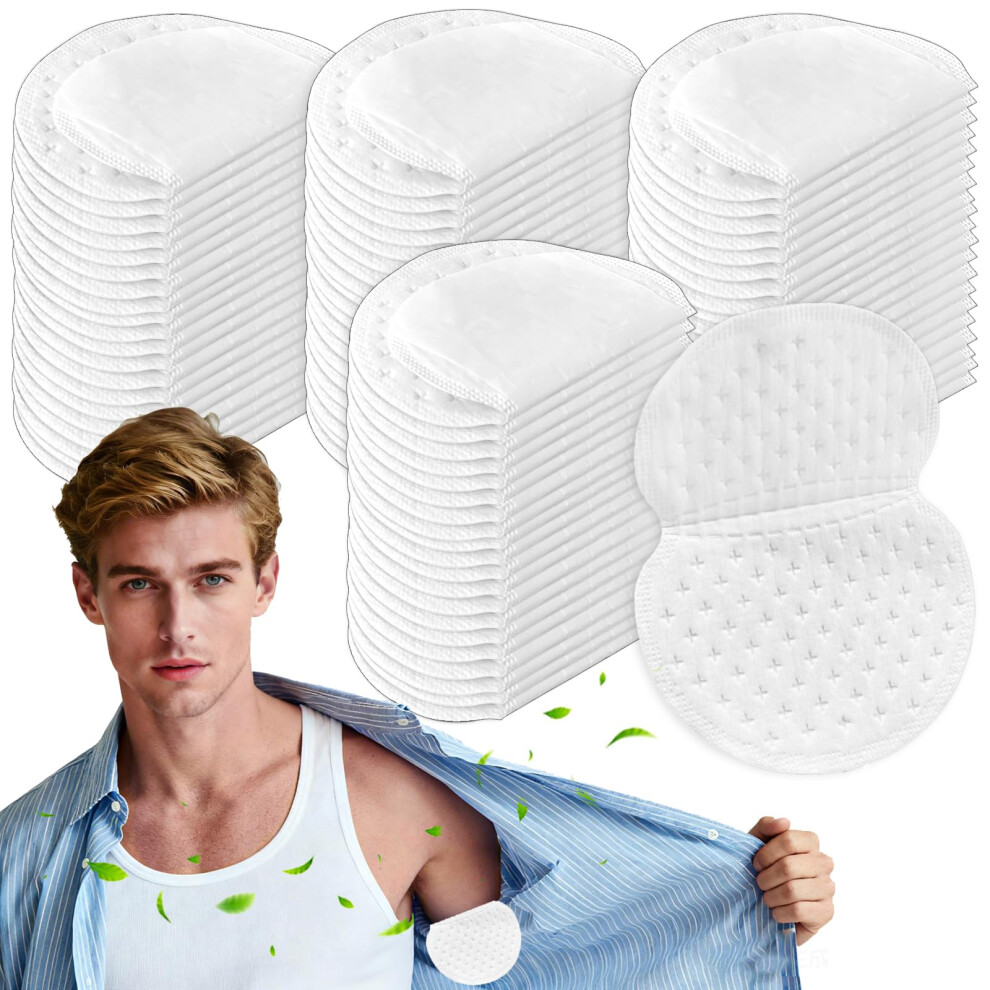 Underarm Sweat Pads 100pcs Disposable Adhesive Shields for Clothing Protection Men Women