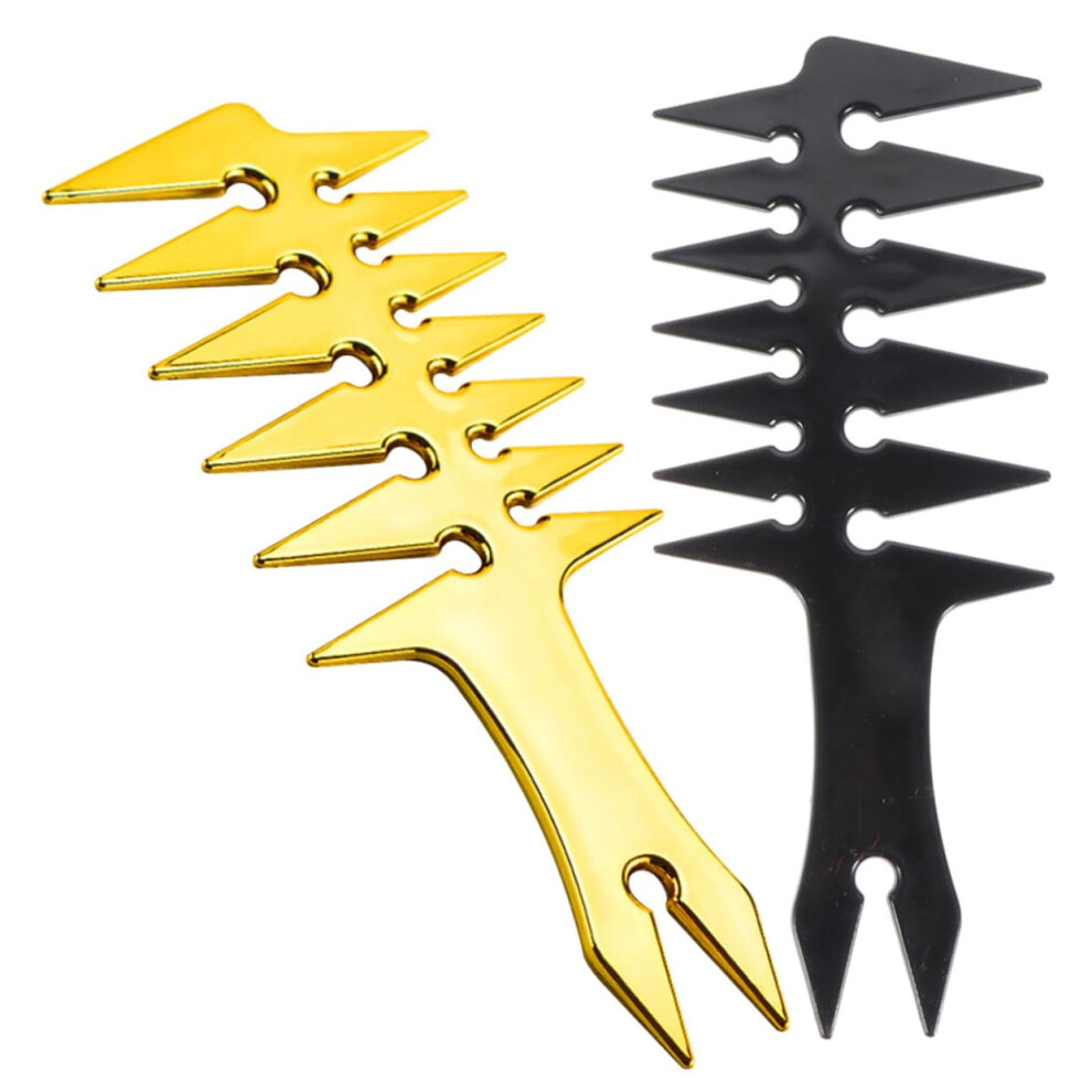 Unisex Men's Styling Oil Hair Comb Retro Hairdressing Comb Styling Tool