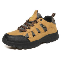 Men's Hiking Shoes with DeepTread Rubber Outsole, Breathable Design for Outdoor Terrain Brown 10 UK