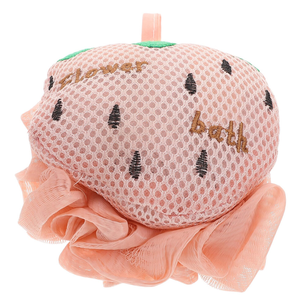 Exfoliating Shower Loofah with Rich Foam, DoubleSided Bath Sponge in Cute Korean Cartoon Style