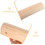 Wooden Neck Pillow for Sauna Ergonomic Solid Wood Support with Handmade Smooth Finish 3