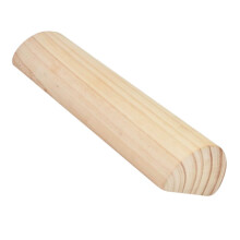 Wooden Neck Pillow for Sauna Ergonomic Solid Wood Support with Handmade Smooth Finish
