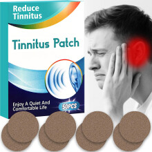 Tinnitus Relief Patches for Ringing Ears and Hearing Loss, Discreet BehindEar Design, 50PCS