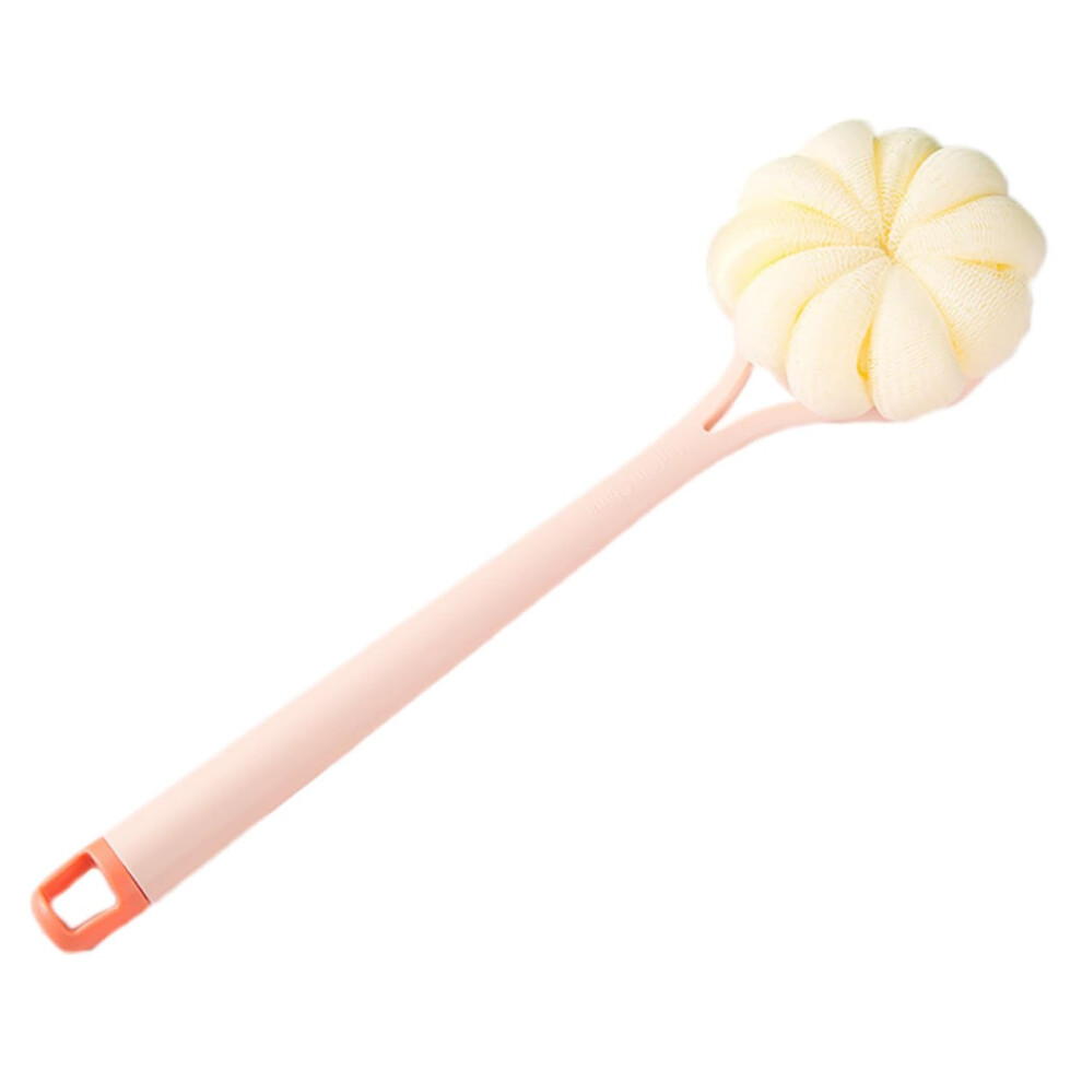 Long Handle Bath Brush with Soft Nylon Bristles, TwoSided Back Scrubber for Gentle Exfoliation