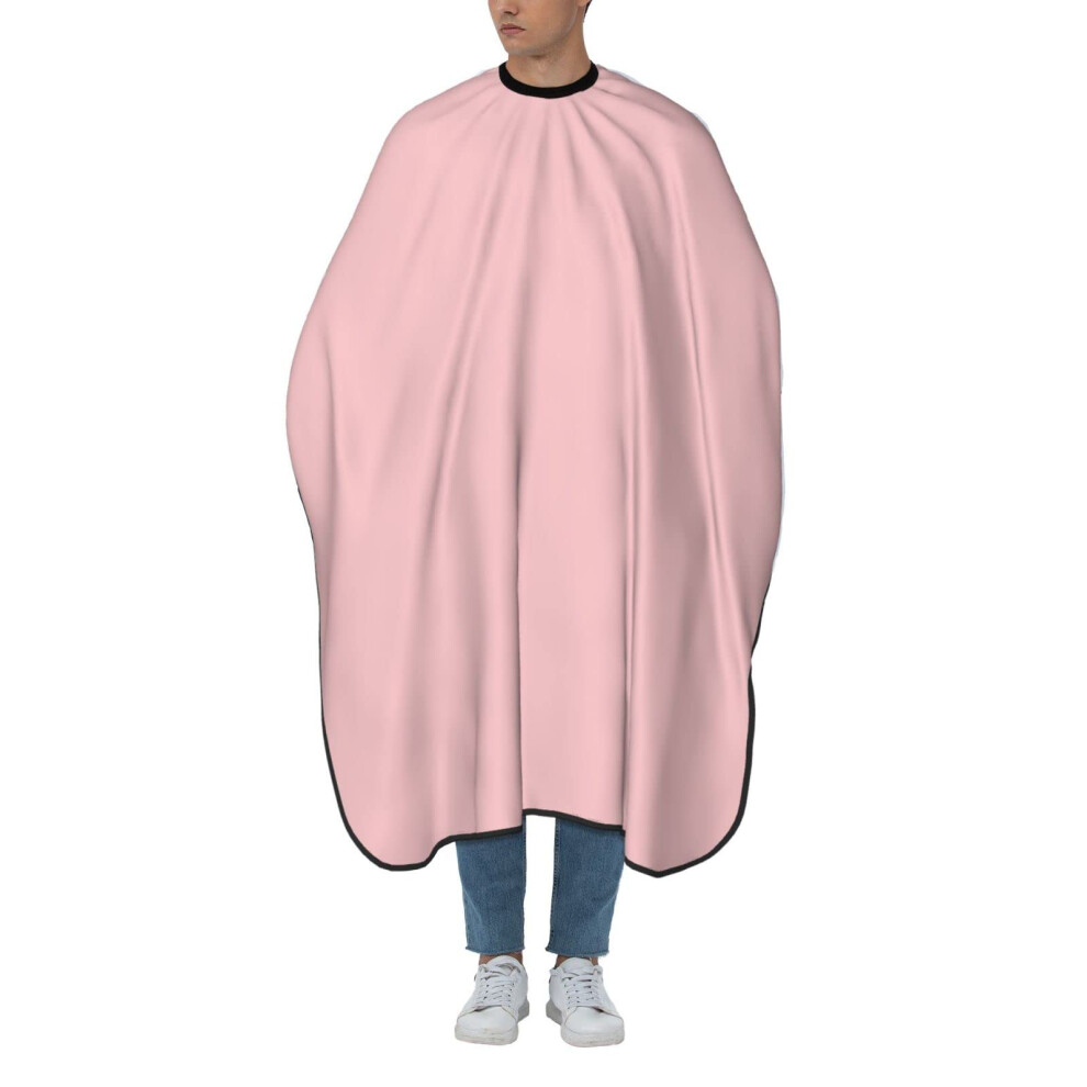 Pink Hairdressing Cape Baby Antistatic Lightweight Barber Cape With Adjustable Snap Closure 55X66