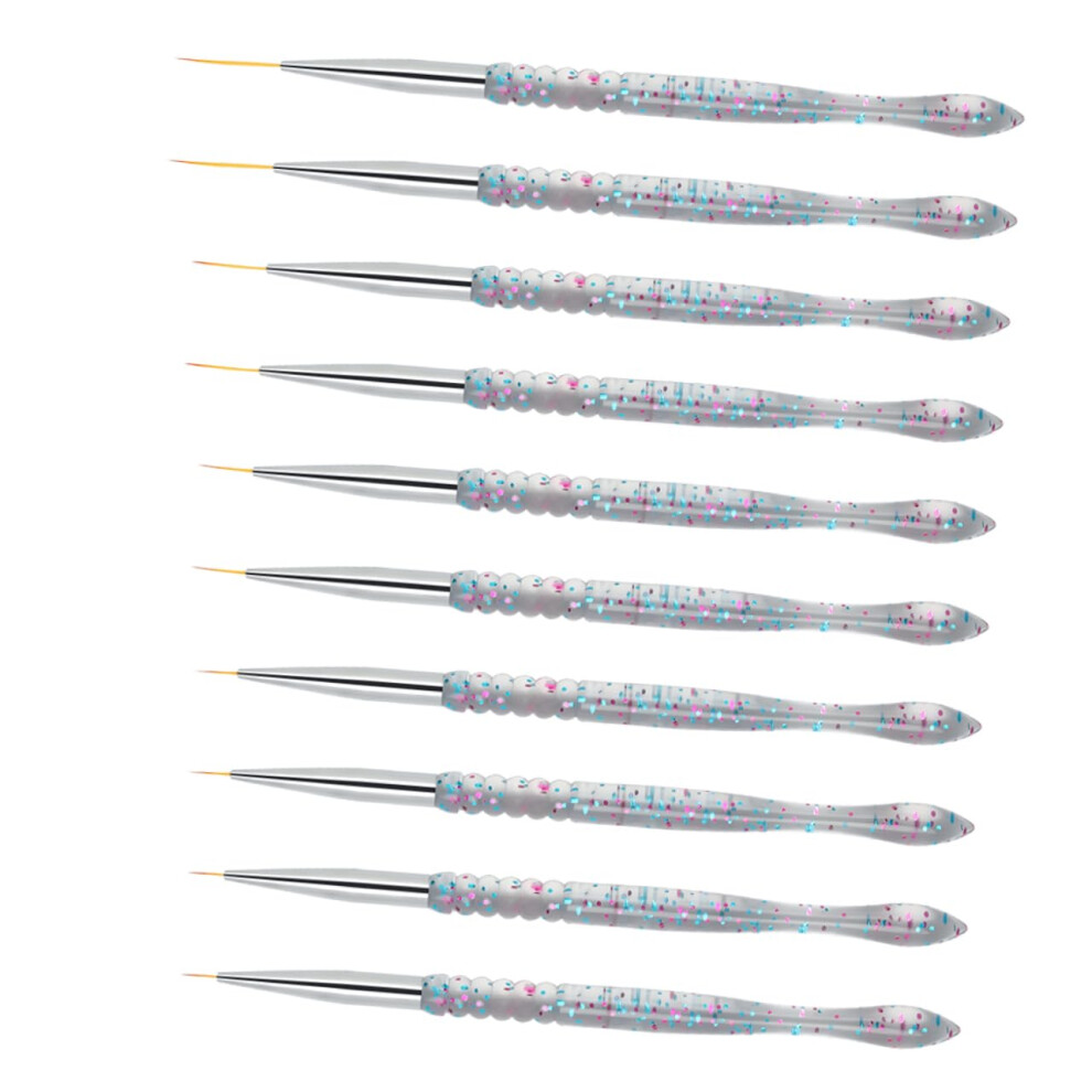 Nail Art Pens Set UltraFine Glitter with Precise Line Drawing Tools for Professional DIY Manicure