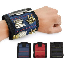 Portable Tool Accessory Magnetic Wristband For Home Improvement Diy Projects, Holding Screws With Strong Magnets Lightweight Mesh Breathable Material