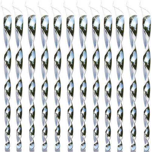 Προστατέψτε τα περιουσιακά σας στοιχεία με λαμπερές ασημένιες σπείρες ανέμου, μη