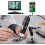 Caméra microscope numérique à écran LCD pour l'inspection textile, l'analyse de circuits imprimés (PCB ou PCBA), l'éducation, portable avec 8
