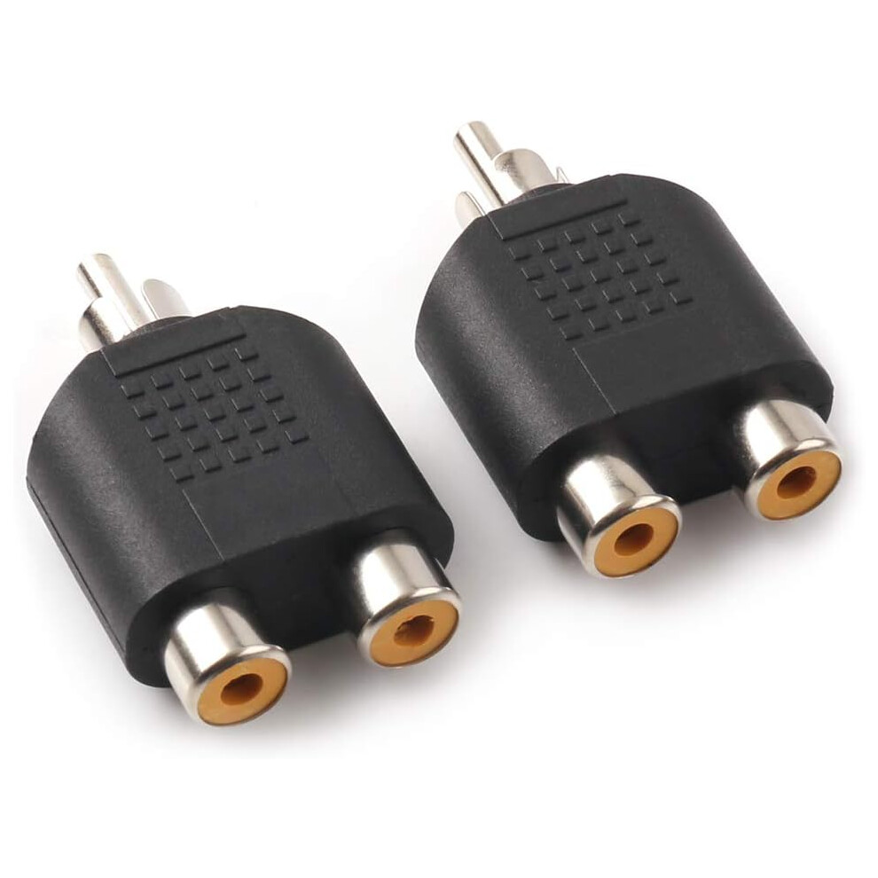 Audio Video Converter For Home Theater Apparatus, Plated Connectors Deliver High Fidelity Audio And Mono Signal Duplication, Plug And Play Gold 9004841085715