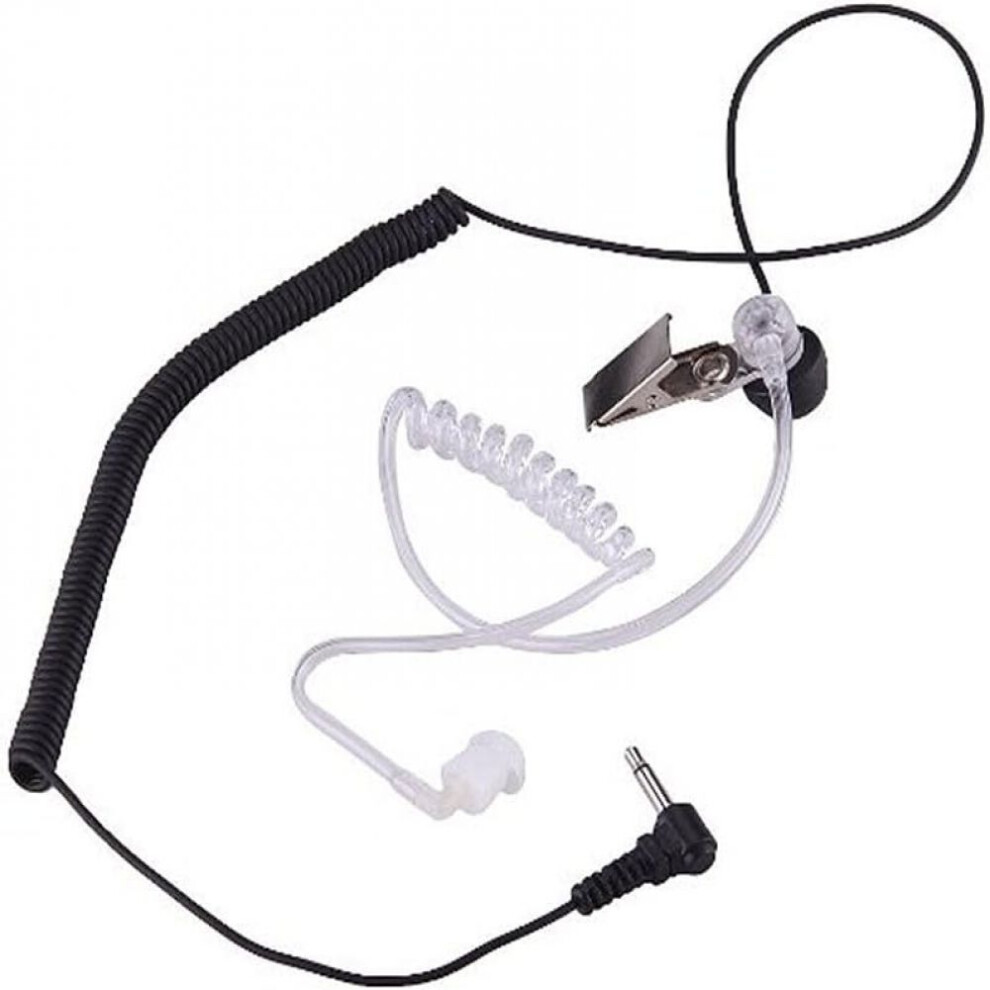 Covert Acoustic Coil Tube Earpiece, Retractable Use, Compatible With Motorola And Other Transceivers For Stealthy Communication 9433291246290