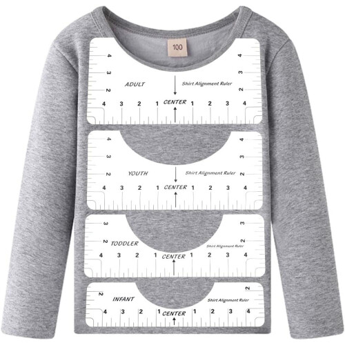 T-Shirt Alignment Genius: Η απόλυτη λύση κεντραρίσματος σχεδιασμού για συνεπή τοποθέτηση 1