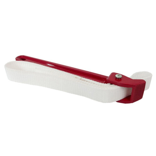 Professional Grade Strap Wrench, Adjustable Design For Flexible Use, Ergonomic Non-Slip Handle, Protective Polyurethane-Coated Strap, Heavy Duty Tool