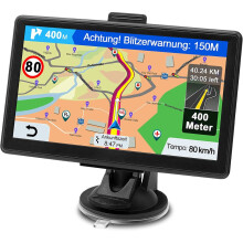 Smart Car Navigator, Yhdysvaltain painos 2024 Kosketusnäytöllinen GPS elinikäisillä karttapäivityksillä ja ääniohjauksella räätälöityyn