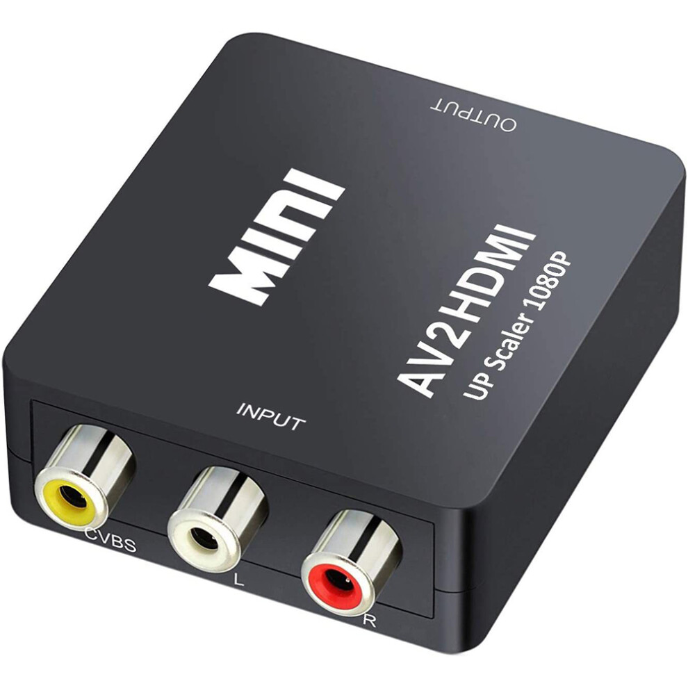 Revive Your Vintage Entertainment With Our Advanced Rca To Hdmi Adapter, Convert Analog To Digital For Crisp Hd Output 9448196973196