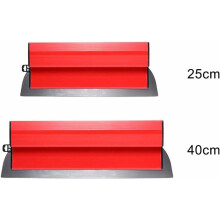 Truelle de finition pour peinture, manche ergonomique en plastique, lame flexible pour un contrôle précis, acier inoxydable résistant à