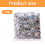 Δώρο DIY για πάρτι γενεθλίων με κομφετί, διακόσμηση τραπεζιού, λαμπερά μεταλλικά 5