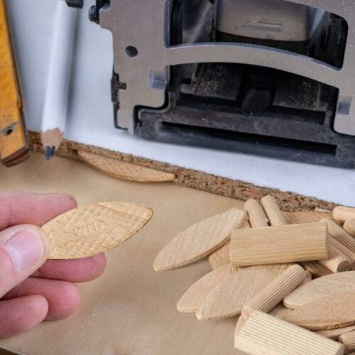 Professional Woodworking Joining Biscuits, Solid Beech Dowels For Stable Assemblies, Versatile Selection In Industrial Quality 2