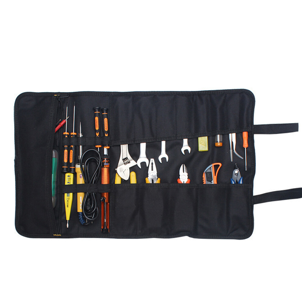 Wrench Organizer, Tool Pouch, Multi-Pocket And Multi-Bag Design, Portable Empty Tool Kit, Adjustable Belt For Electricians Mechanics Handyman 9004841043876