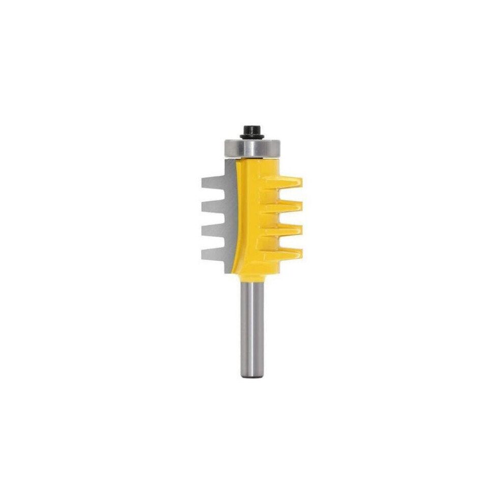 Micro-Grain Carbide Woodworking Cutter Tool For Versatile Wood Applications, Reversible Finger Joint Router Bit With Anti-Kickback Design, Industrial 9448196981580