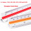 Triangular Engineering Scale, Professional Grade Aluminum, Metric Architect Scale for Architectural Drafting Projects 2