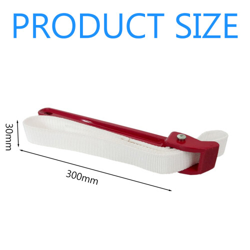 Professional Grade Strap Wrench, Adjustable Design For Flexible Use, Ergonomic Non-Slip Handle, Protective Polyurethane-Coated Strap, Heavy Duty Tool 2
