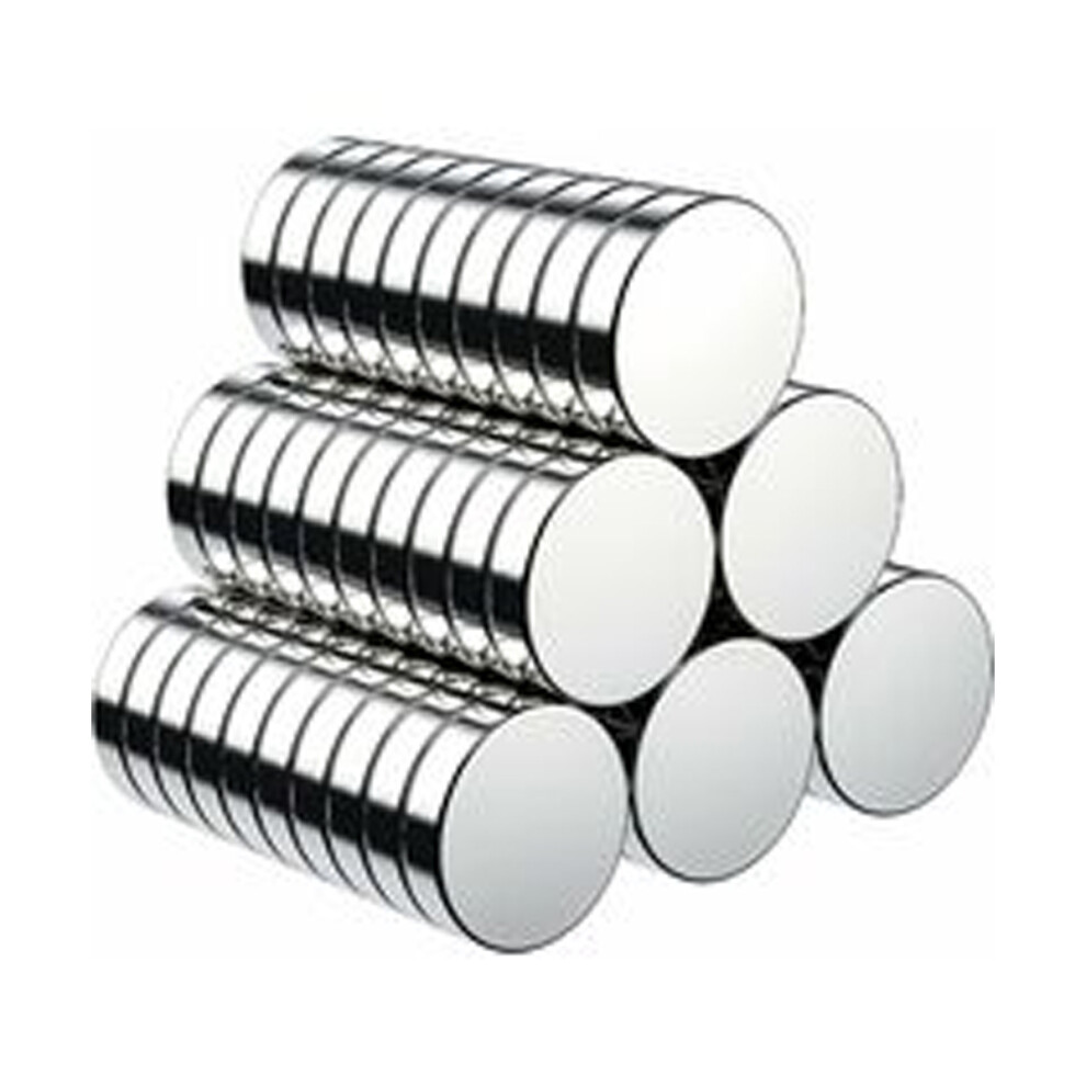 Ultra-Durable Refrigerator Magnets, 60 Pack Strong And Durable 10X2mm Neodymium Magnets, Ideal For Various Metal Surfaces, Requires Careful Handling 9433291283660